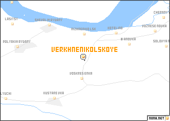 map of Verkhnenikol\