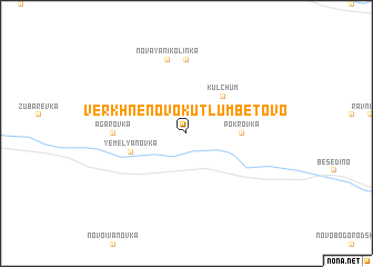 map of Verkhne-Novokutlumbetovo