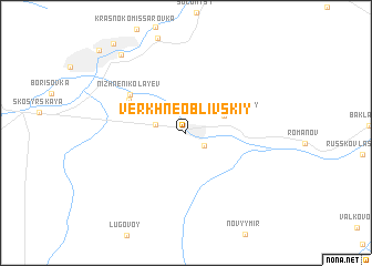 map of Verkhneoblivskiy