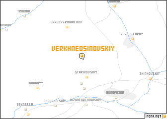 map of Verkhneosinovskiy