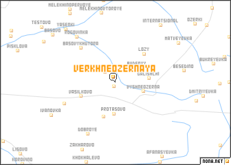 map of Verkhne-Ozërnaya