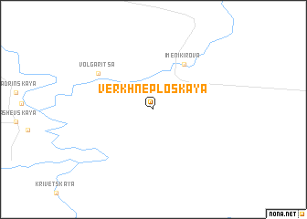 map of Verkhne-Ploskaya