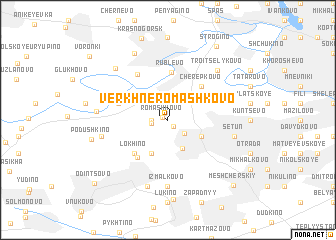 map of Verkhne-Romashkovo