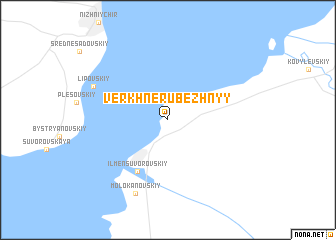 map of Verkhnerubezhnyy