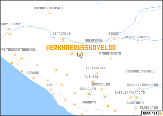 map of Verkhnerusskoye Loo