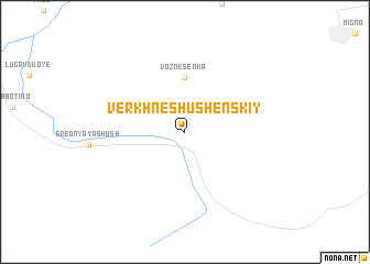 map of Verkhne-Shushenskiy