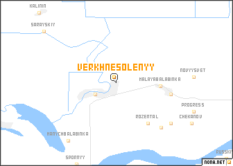 map of Verkhnesolënyy