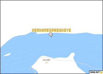 map of Verkhne-Spasskoye