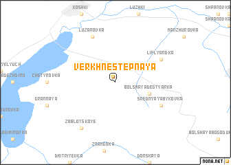 map of Verkhne-Stepnaya