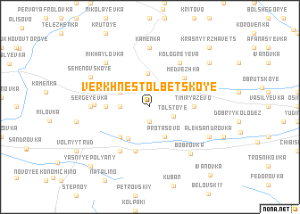 map of Verkhne-Stolbetskoye