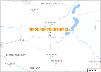 map of Verkhnetakhtinskiy
