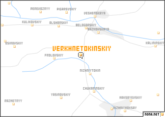 map of Verkhnetokinskiy