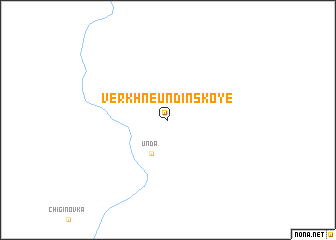 map of Verkhne-Undinskoye