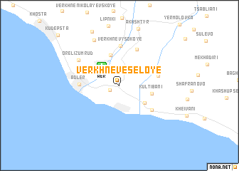 map of Verkhne-Veseloye