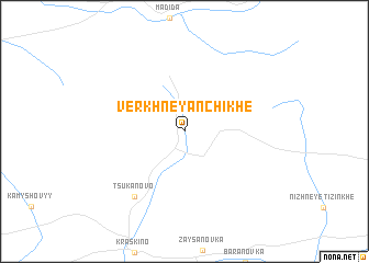 map of Verkhne-Yanchikhe