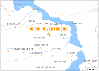 map of Verkhneye Atkuzino