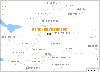map of Verkhneye Bunëvo