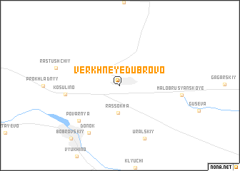 map of Verkhneye Dubrovo