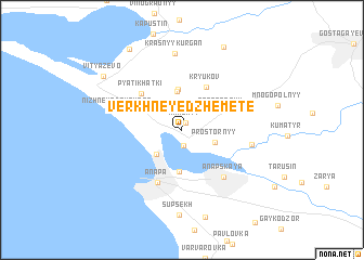 map of Verkhneye Dzhemete