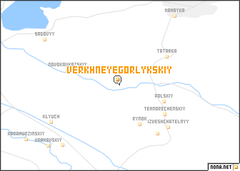 map of Verkhneyegorlykskiy