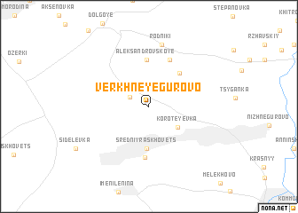 map of Verkhneye Gurovo