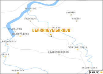 map of Verkhneye Isakovo