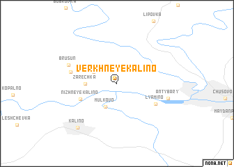 map of Verkhneye Kalino