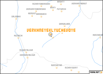 map of Verkhneye Klyuchevoye