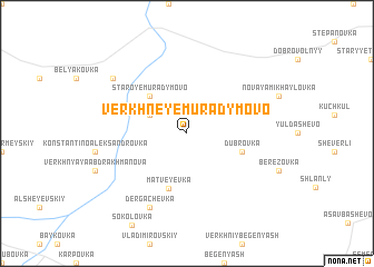 map of Verkhneye Muradymovo