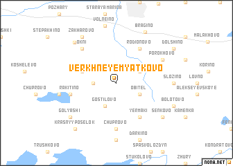 map of Verkhneye Myatkovo