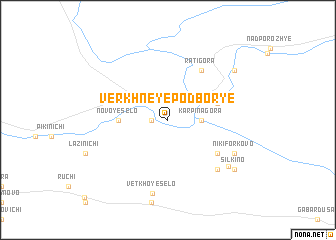 map of Verkhneye Podbor\