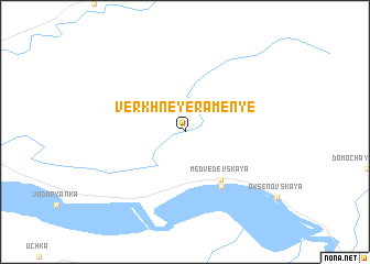 map of Verkhneye Ramen\