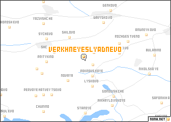 map of Verkhneye Slyadnëvo