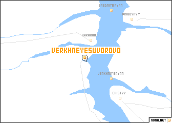 map of Verkhneye Suvorovo