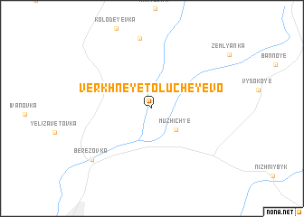 map of Verkhneye Tolucheyevo