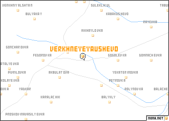 map of Verkhneye Yaushevo