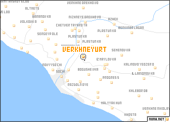 map of Verkhne Yurt