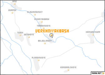 map of Verkhniy Akbash