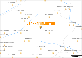 map of Verkhniy Alshtan