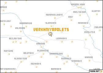 map of Verkhniy Apolets