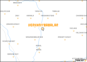 map of Verkhniy Babalar