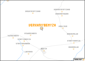 map of Verkhniy Bemyzh