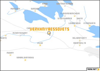 map of Verkhniy Bessovets