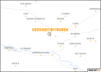 map of Verkhniy Biyavash