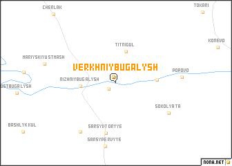 map of Verkhniy Bugalysh