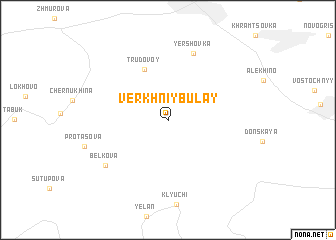 map of Verkhniy Bulay