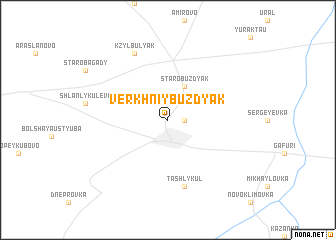 map of Verkhniy Buzdyak