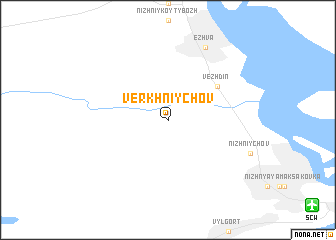 map of Verkhniy Chov