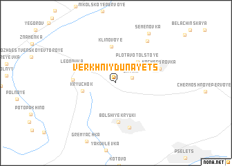 map of Verkhniy Dunayets
