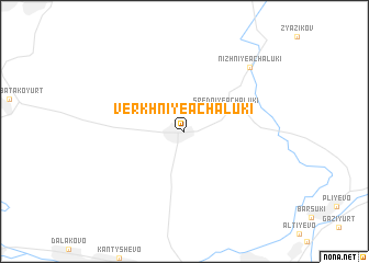 map of Verkhniye Achaluki